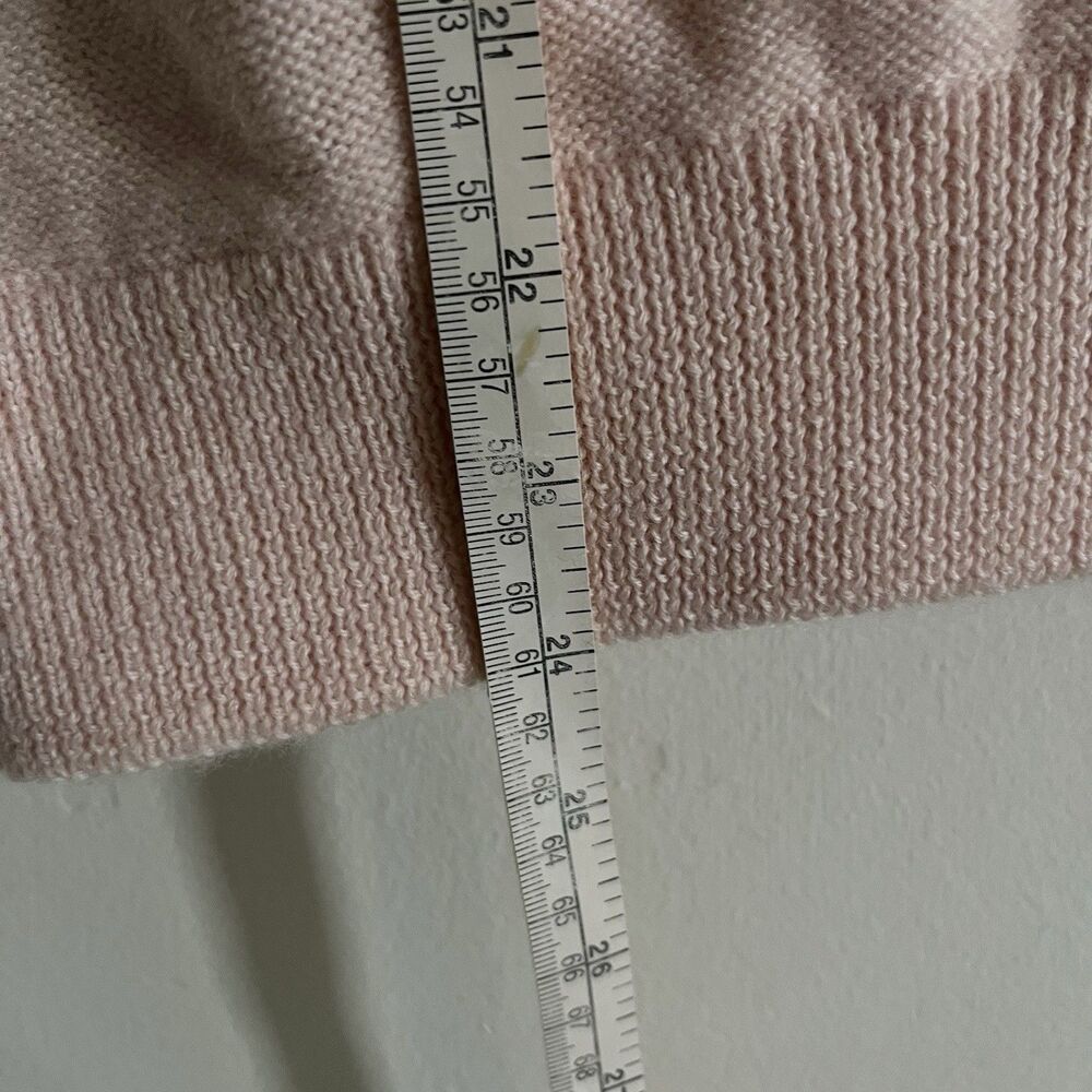J. Crew 100% Merino Wool Dusty Rose Pink Knit Crewneck Sweater Size XXS - Picture 8 of 9
